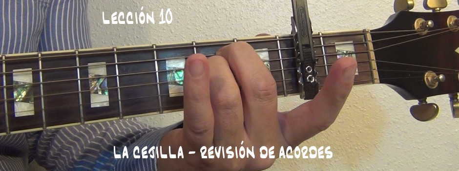 cejilla de guitarra acustica