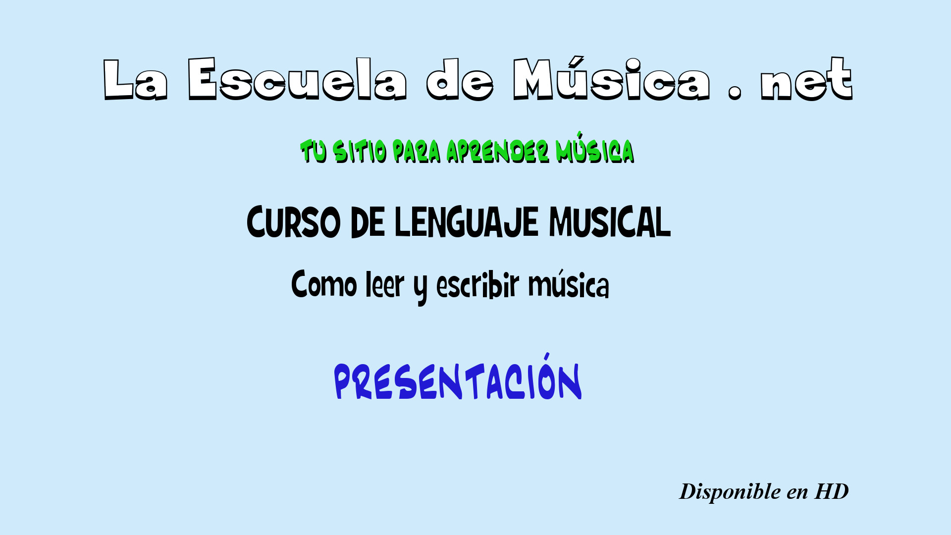 como leer musica presentacion