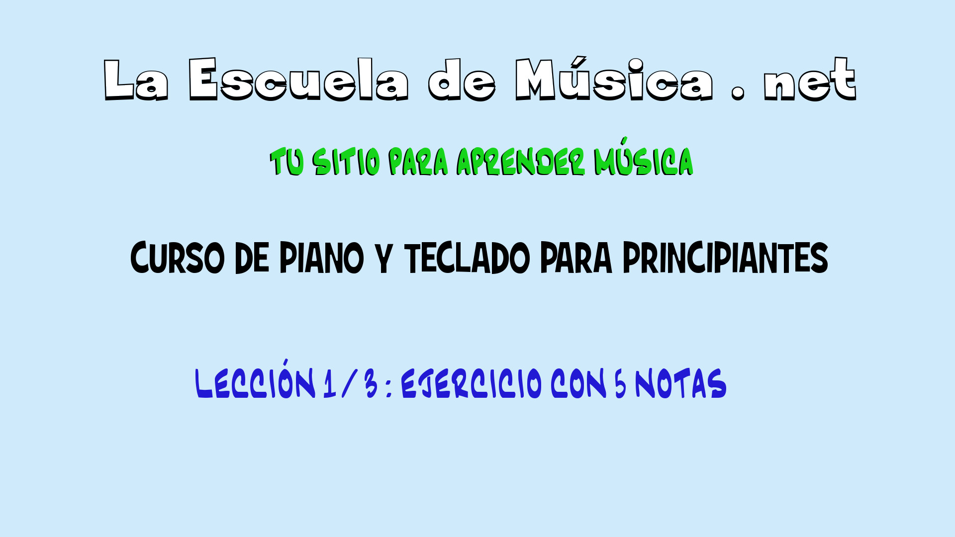 Aprender a tocar piano