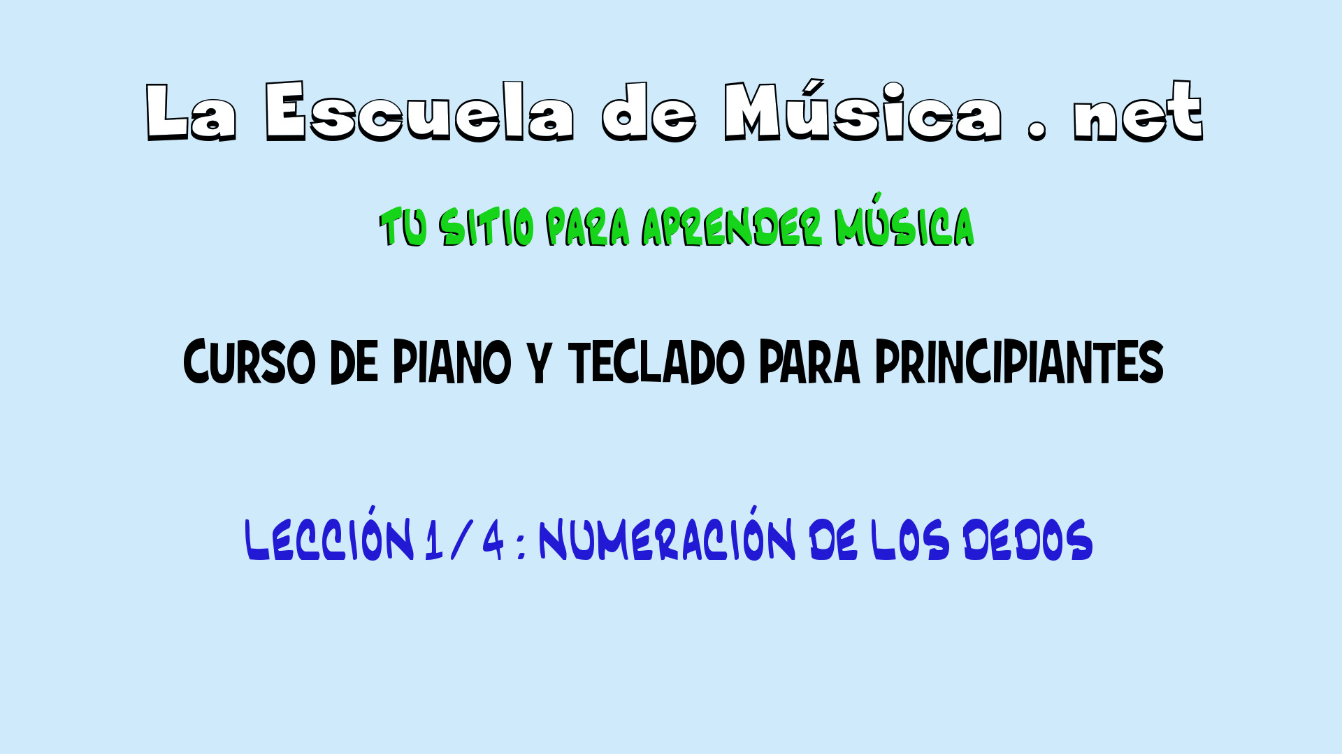 Curso de piano